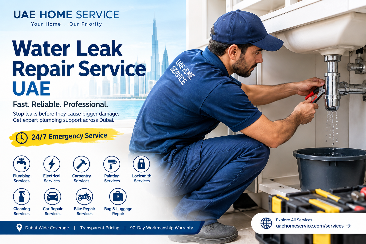 Water Leak Repair Services UAE